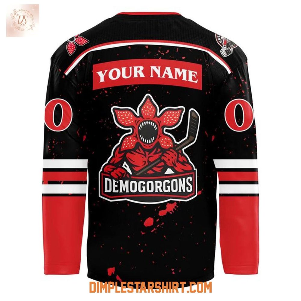 Green Bay Gamblers X Stranger Things 2025 Jersey - Image 3
