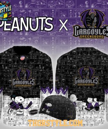 Greensboro Gargoyles Peanuts Night 2026 Celebration Hockey Jersey
