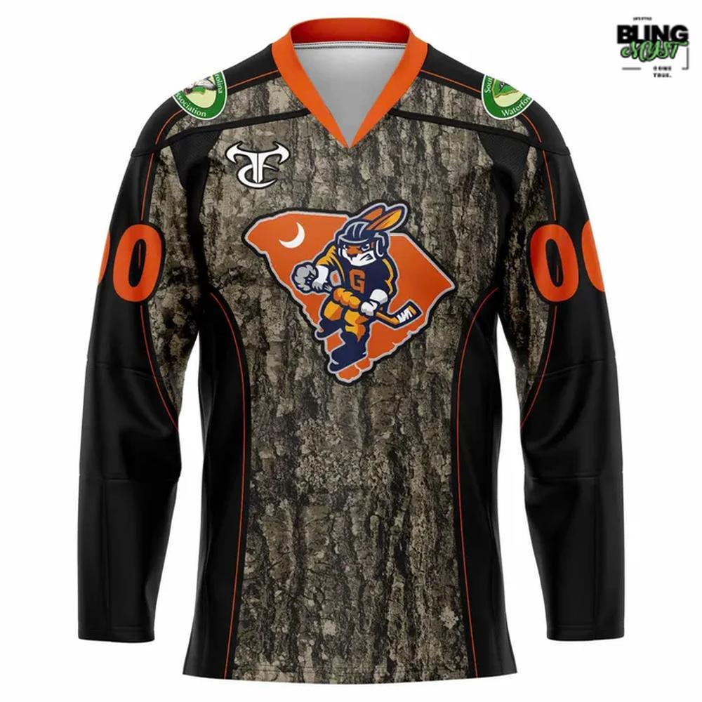 Greenville Swamp Rabbits 2026 Conservation Night Edition Hockey Jersey - Image 2