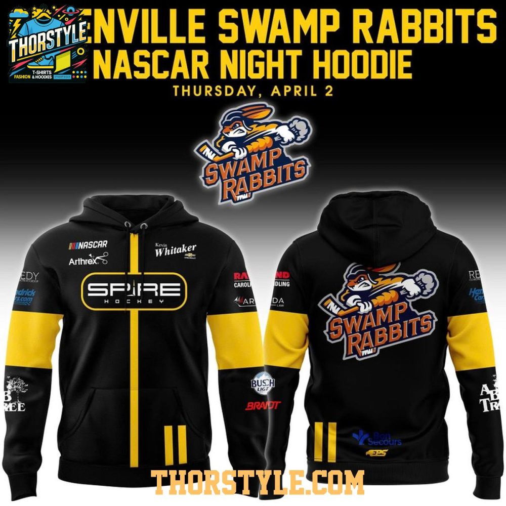 Greenville Swamp Rabbits 2026 Racing Night Hoodie T-Shirt