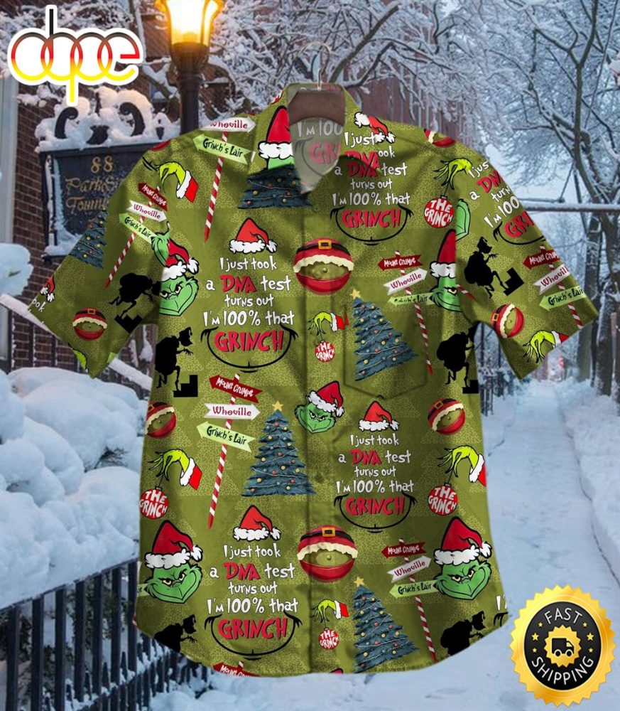Grinch Baen Ad The Grinch Summer Hawaiian Shirt