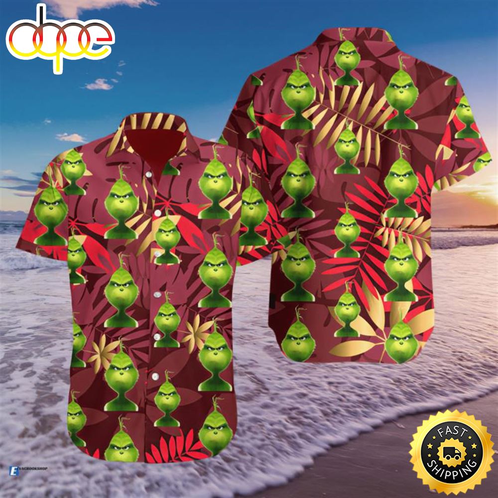 Grinch Dr Pepper Funny The Grinch Summer Hawaiian Shirt