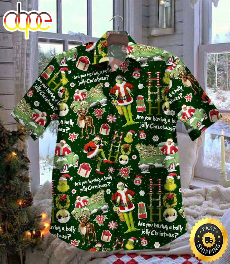 Grinch Hoho Ad The Grinch Summer Hawaiian Shirt
