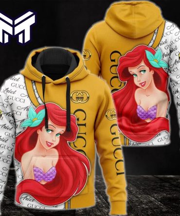 Gucci Ariel Mermaid 3D Hoodie For Men And Women, Luxury Garments, Disney Merchandise Gifts