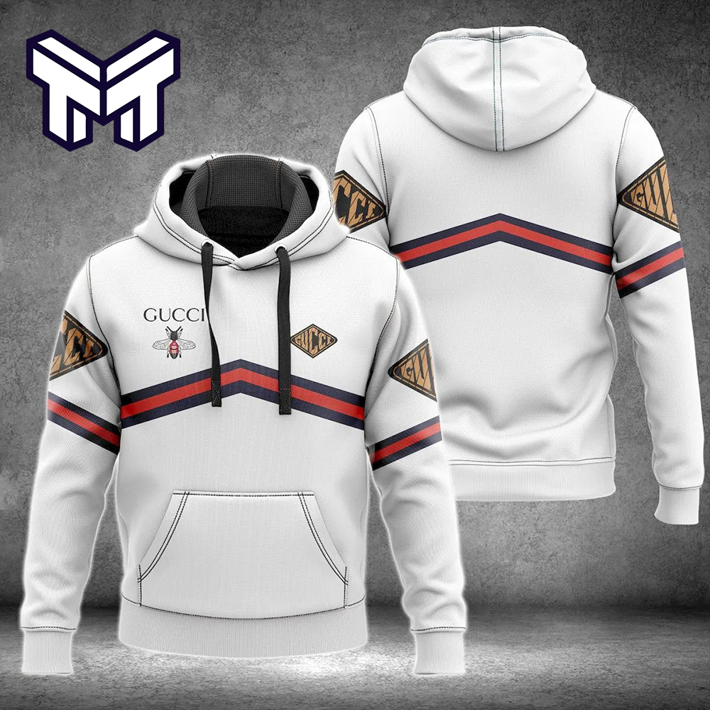 Gucci Bee 3D Hoodie, Available For Men And Women, Is A Luxury Brand Of Clothing, Accessories, And Outfits