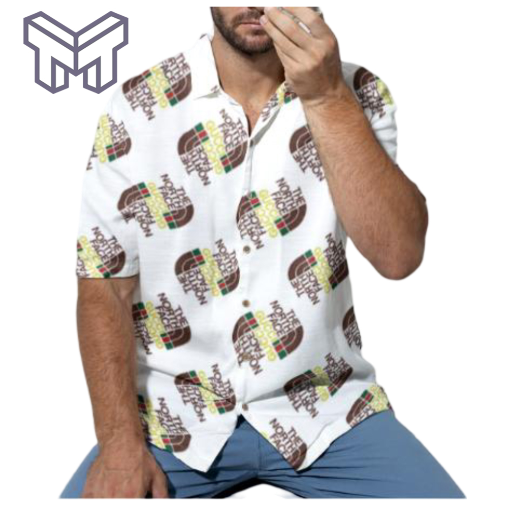 Gucci Hawaiian Shirt, Hawaiian Shirts For Men, Gucci Short Sleeve Button Shirt – Mura18808