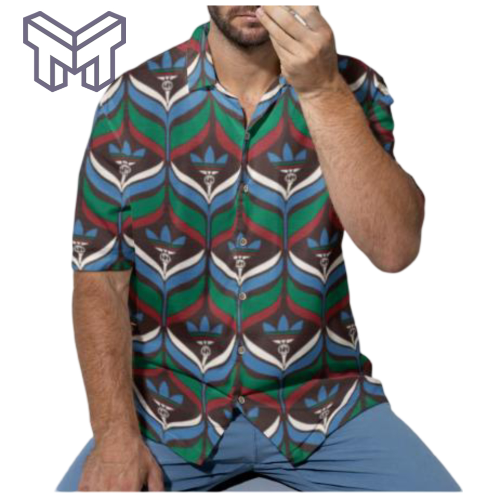 Gucci Hawaiian Shirt, Hawaiian Shirts For Men, Gucci Short Sleeve Button Shirt – Mura18813