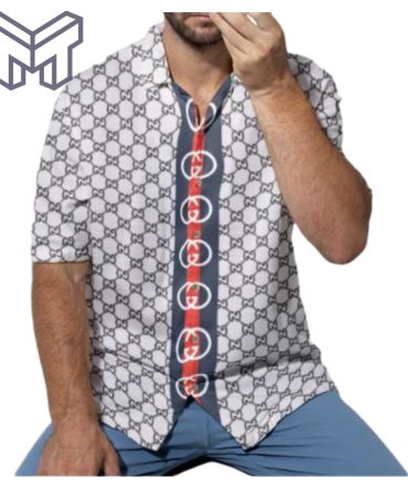 Gucci Hawaiian Shirt,Hawaiian Shirts For Men, Gucci Short Sleeve Button Shirt – Mura17804