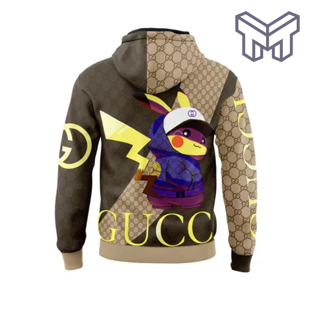 Gucci Pokemon Unisex 3D Hoodie 3D T-Shirt Zip 3D Hoodie Outfit For Men Women Luxury Brand Clothing - Image 2