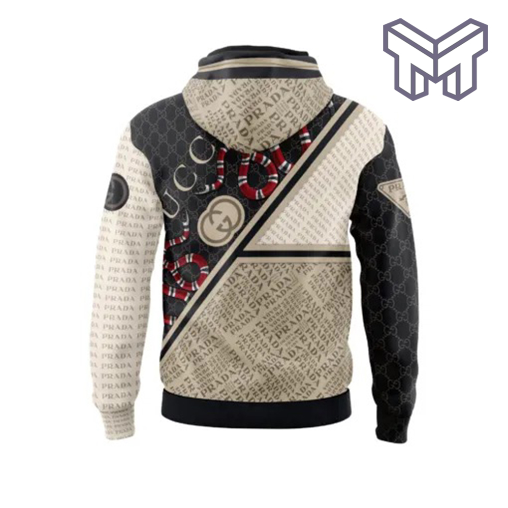 Gucci Prada Unisex 3D Hoodie 3D T-Shirt Zip 3D Hoodie Outfit For Men Women Luxury Brand Clothing - Image 2