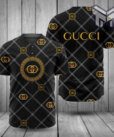 Gucci Black Baseball Jersey Shirt Luxury Clothing Clothes Sport For Men Women Hot  Type04