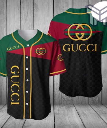 Gucci Black Baseball Jersey Shirt Luxury Clothing Clothes Sport For Men Women Hot  #Baseball#Jersey#Love#Outfit#Clothing