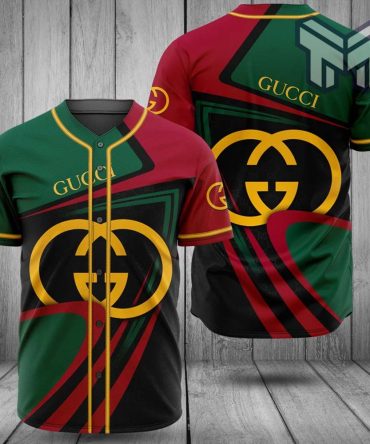 Gucci Green Baseball Jersey Shirt Luxury Clothing Clothes Sport For Men Women Hot  Type04