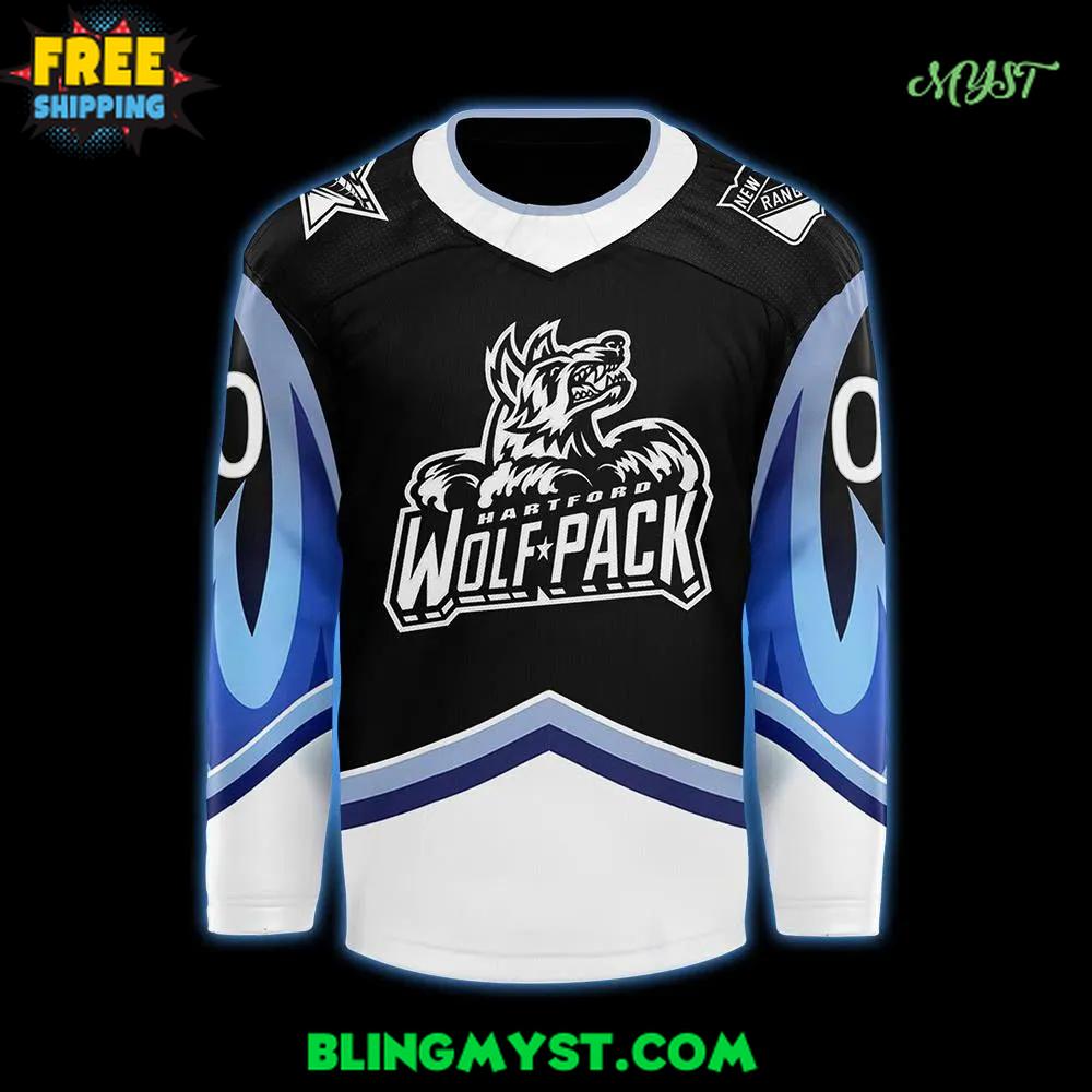 Hartford Wolf Pack Glow Night 2025 Hockey Jersey - Image 2