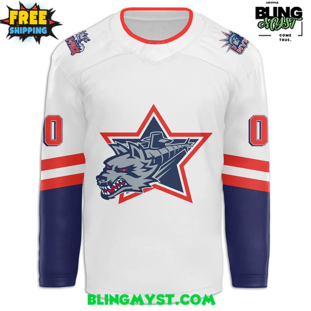 Hartford Wolf Pack Retro 2025-2026 Hockey Jersey - Image 2