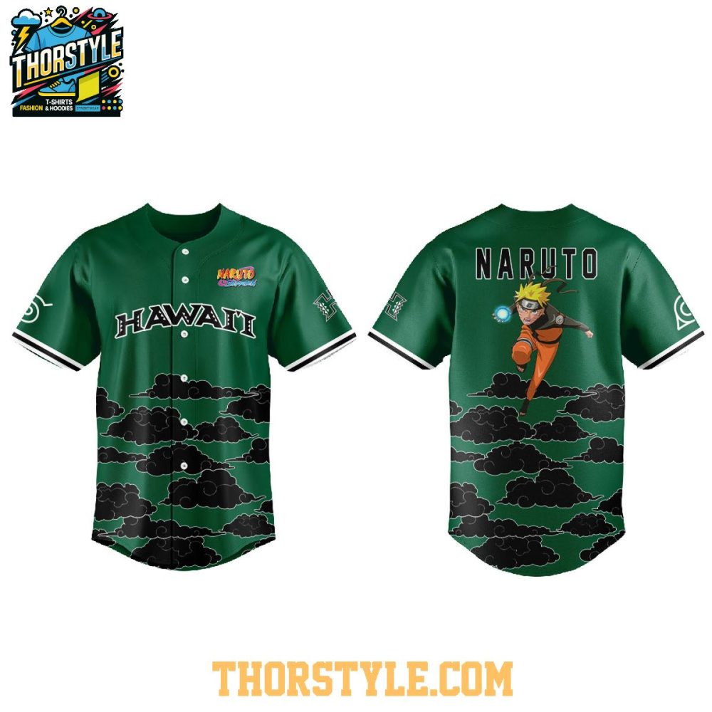 Hawaii Rainbow Warriors Naruro Shippuden Night 2026 Baseball Jersey - Image 2