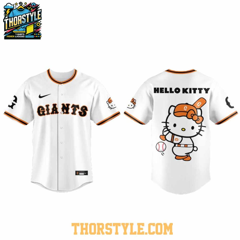 Hello Kitty Yomiuri Giants 2025 The New Wind Baseball Jersey - Image 2