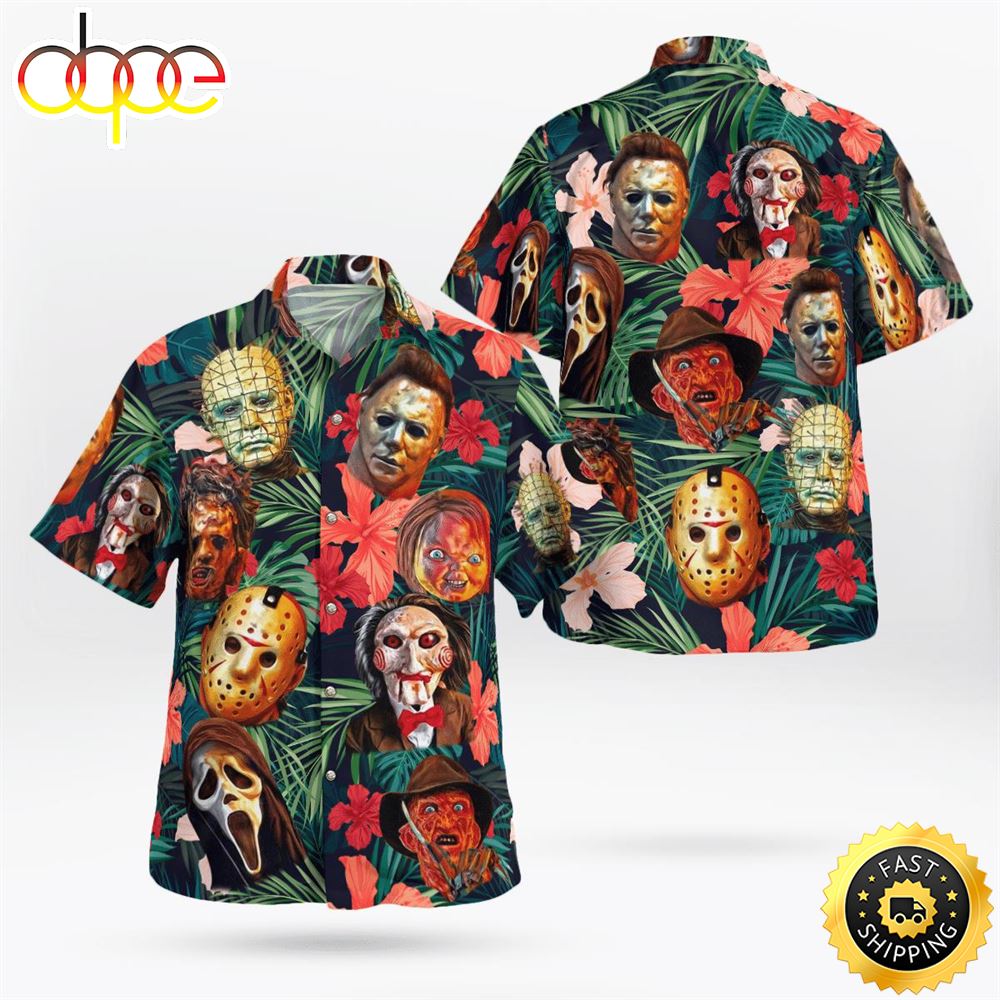 Horror Characters Hawaiian Shirt
