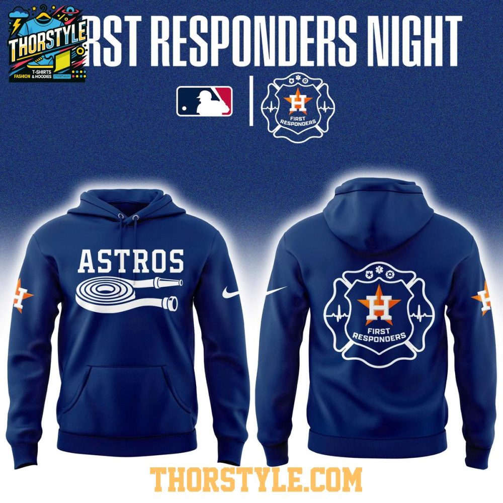 Houston Astros First Responders Night X Mlb Game Hoodie Shirts