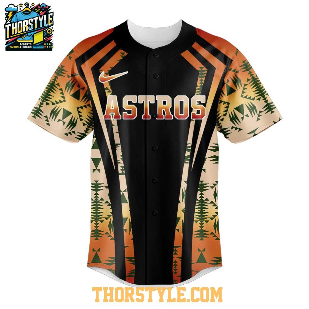 Houston Astros This Is Native American Heritage 2025 Baseball Jersey - Image 2