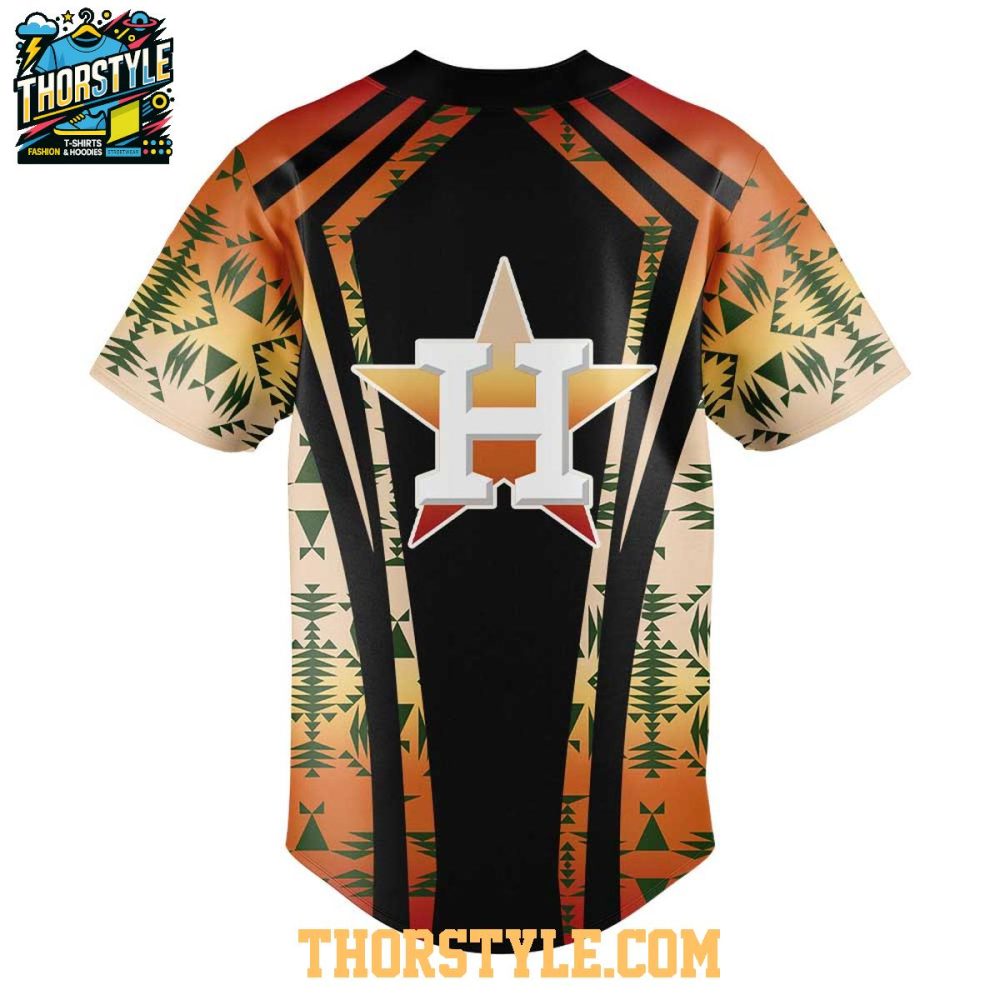 Houston Astros This Is Native American Heritage 2025 Baseball Jersey - Image 3