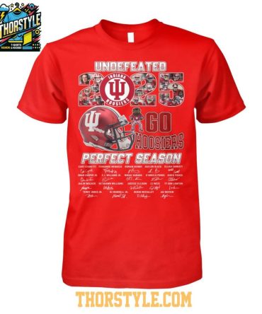 Indiana Hoosiers 2025-2026 Perfect Season Go Hoosiers T-Shirt