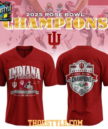 Indiana Hoosiers Rose Bowl Champions 2026 Personalized Football Jersey