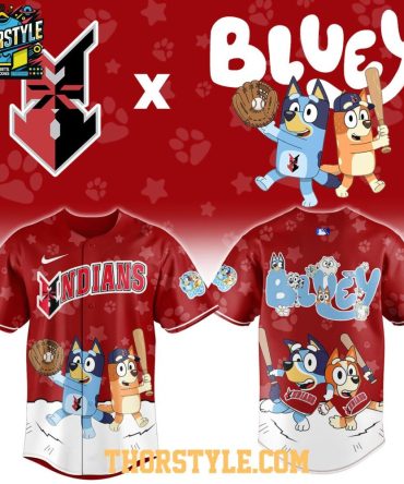 Indianapolis Indians X Bluey And Bingo Night 2026 Baseball Jersey