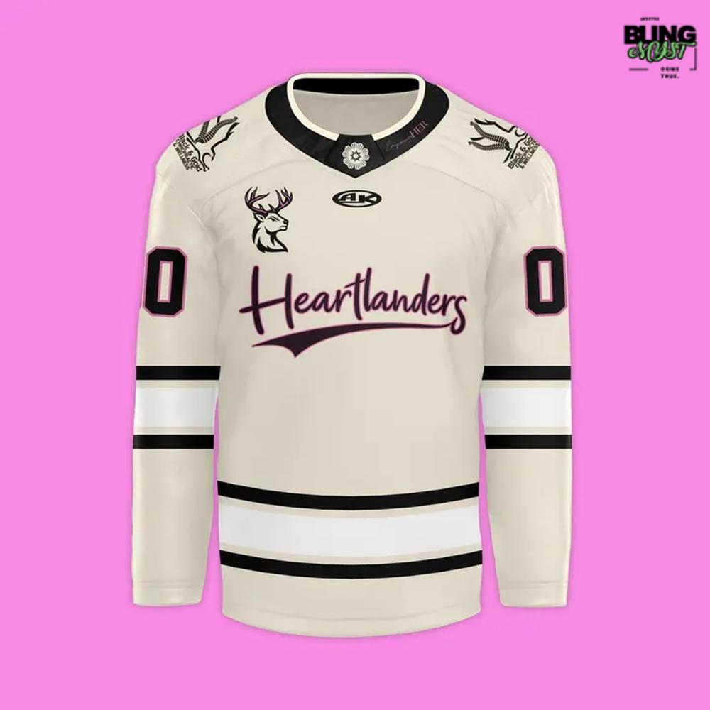 Iowa Heartlanders Empowerher Night Hockey Jersey - Image 2