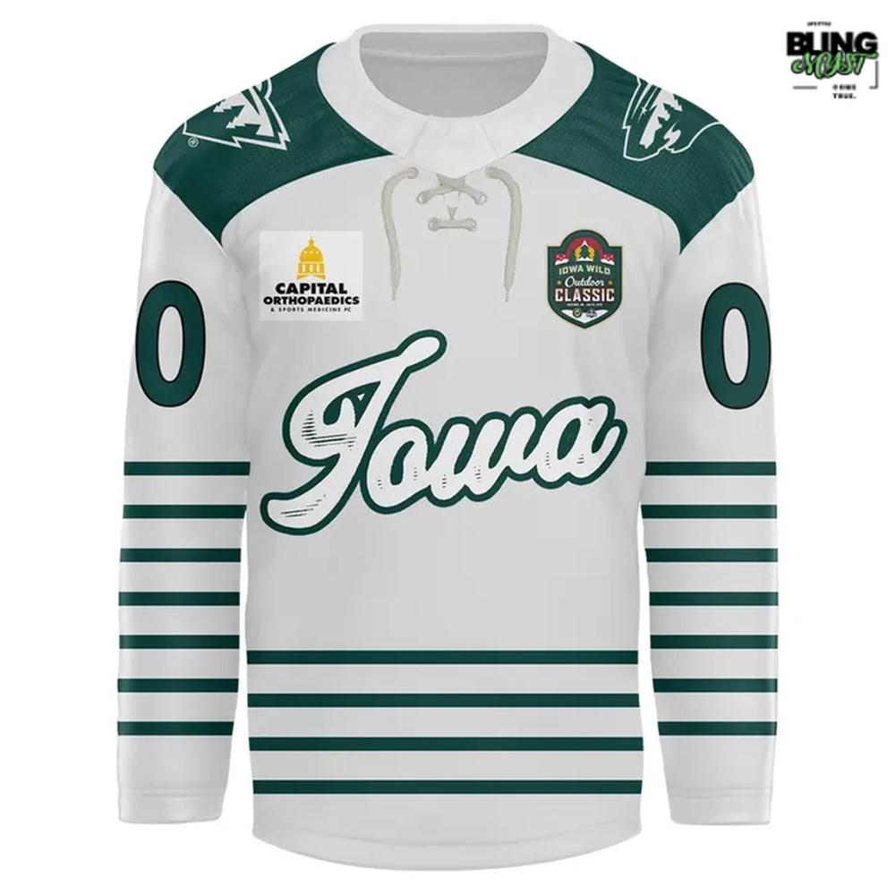 Iowa Wild Outdoor Classic 2026 Hockey Jersey - Image 2