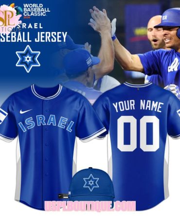 Israel World Baseball Classic 2026 Custom Blue Jersey