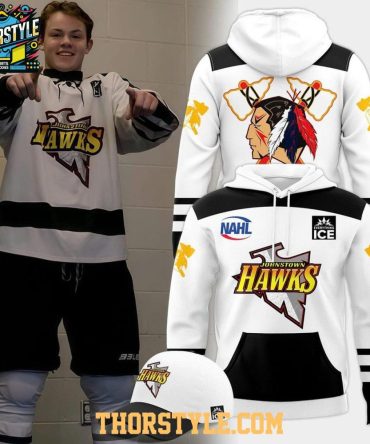 Johnstown Tomahawks 2026 Hockey Heritage X Chiefs Night Hoodie T-Shirt