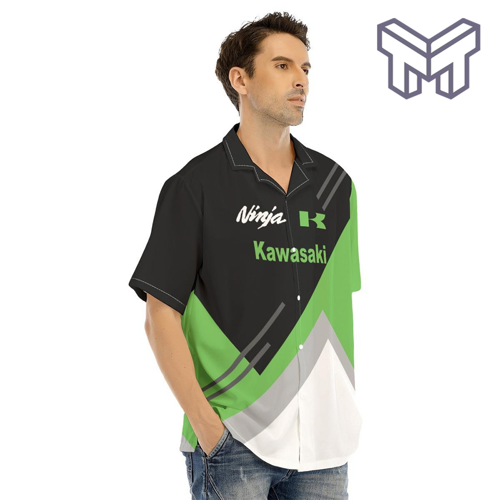Kawasaki Ninja Racing Team Apparel, Kawasaki Hawaiian Shirt - Image 2