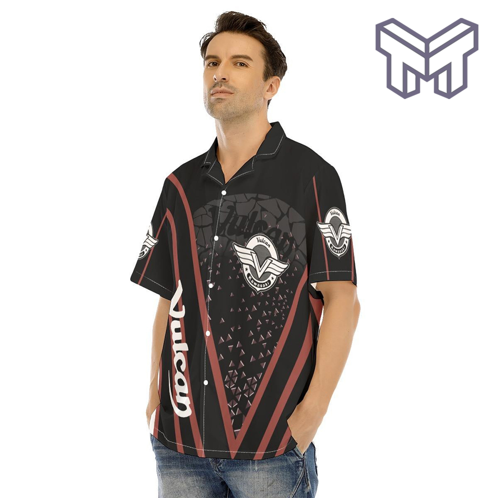 Kawasaki Vulcan Racing Team Apparel, Kawasaki Hawaiian Shirt - Image 3