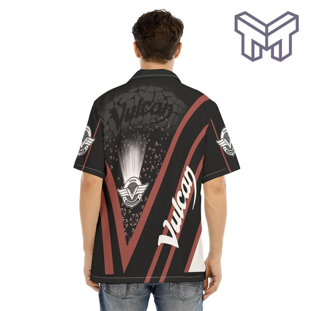 Kawasaki Vulcan Racing Team Apparel, Kawasaki Hawaiian Shirt - Image 4