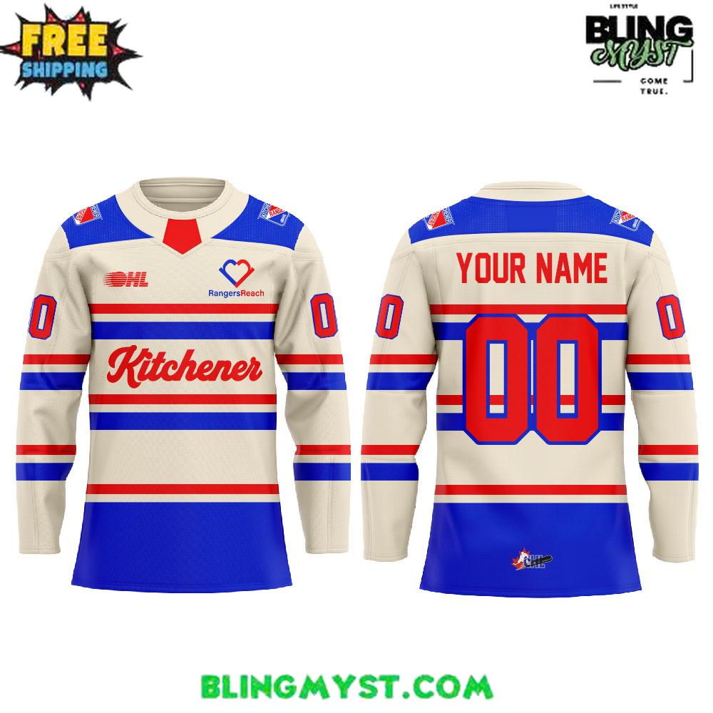 Kitchener Rangers Warmups R-Town Hockey Jersey - Image 2