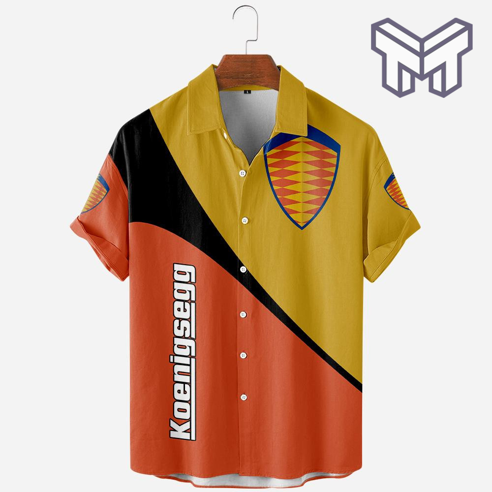 Koenigsegg Automotive Ab Apparel, Koenigsegg Automotive Hawaiian Shirt