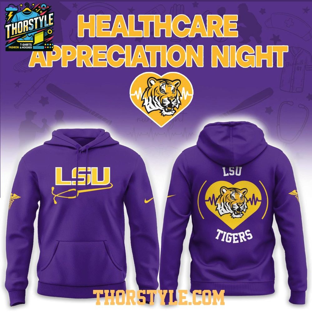 Lsu Tigers Healthcare Appreciation Night 2026 Mlb Hoodie Shirts