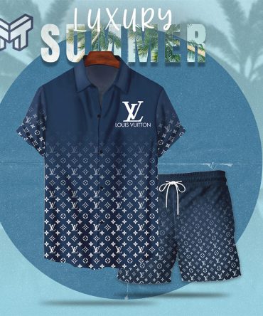 Lv Louis Vuitton Luxury Summer Hawaiian (Shirt Only)
