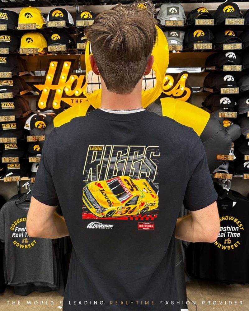 Layne Riggs Front Row Motorsports Car Shirt - Image 2