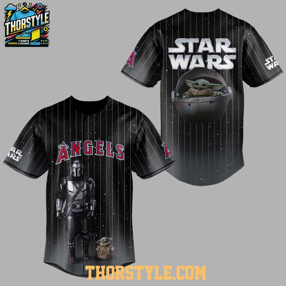 Los Angeles Angels X Star Wars Night 2026 Personalized Baseball Jersey - Image 2