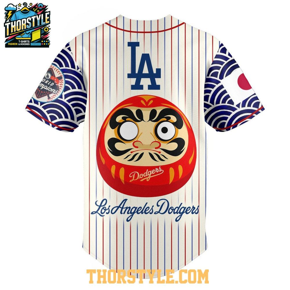 Los Angeles Dodgers 2025 Japanese Heritage Doll Baseball Jersey - Image 4