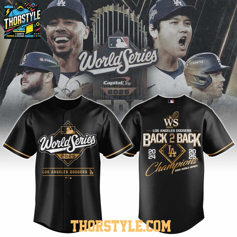 Los Angeles Dodgers 9X World Series Back2Back 2025 Baseball Jersey