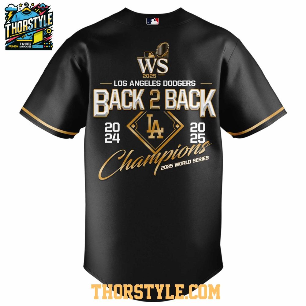 Los Angeles Dodgers 9X World Series Back2Back 2025 Baseball Jersey - Image 3