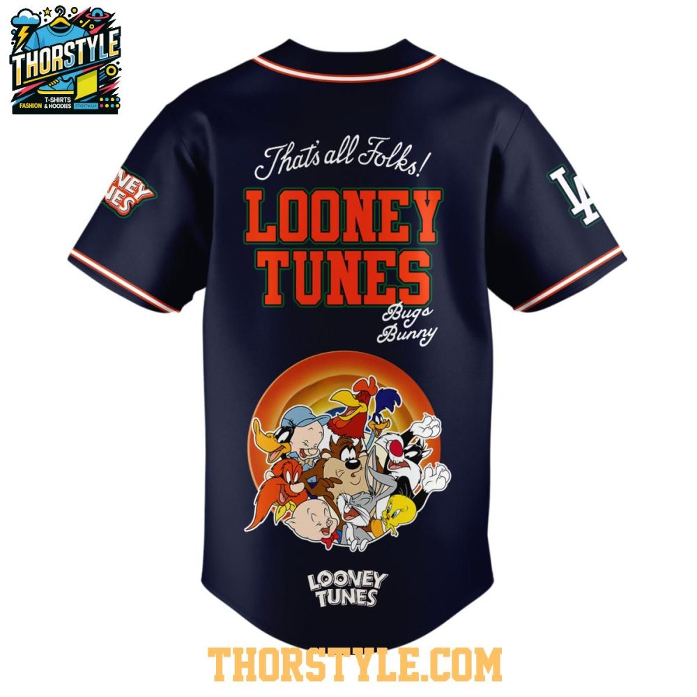 Los Angeles Dodgers Looney Tunes 2025 What'S Up Doc Baseball Jersey - Image 3