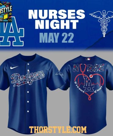 Los Angeles Dodgers Nurses Appreciation 2025 Work Of Heart Baseball Jersey