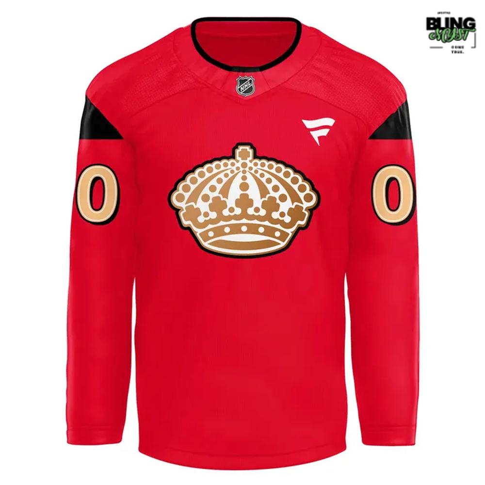 Los Angeles Kings Merry Kingsmas 2025 Hockey Jersey - Image 2