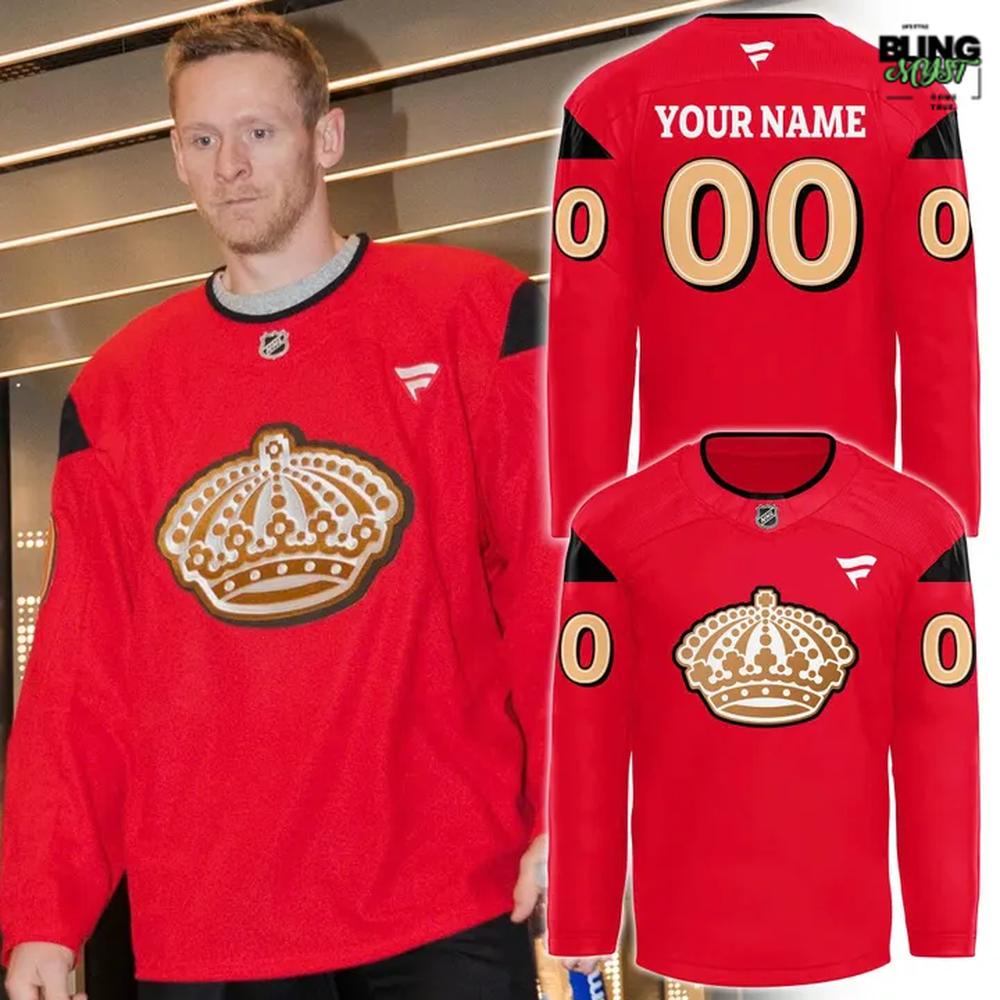 Los Angeles Kings Merry Kingsmas 2025 Hockey Jersey - Image 4