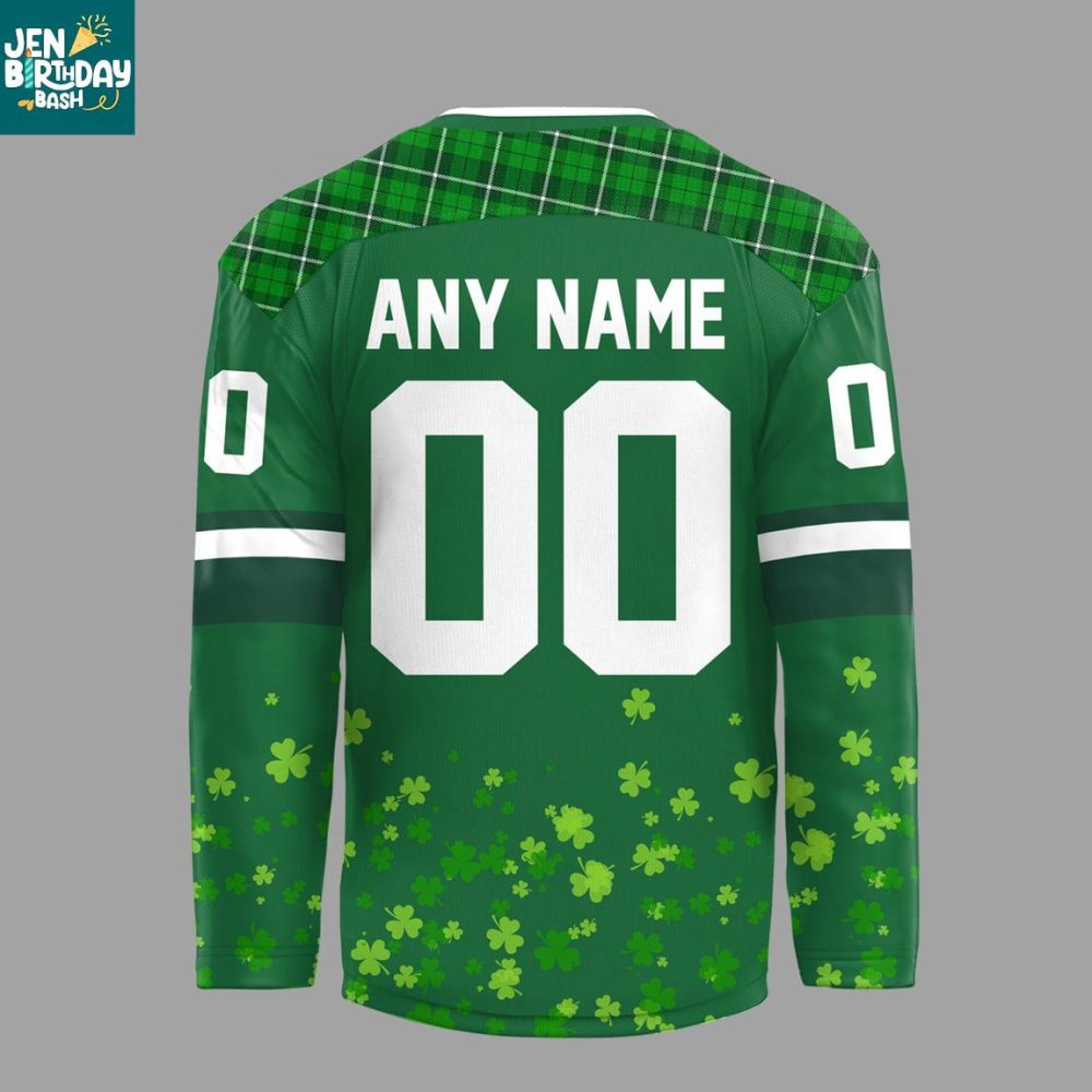 Los Angeles Kings X St. Patrick'S Day 2026 Personalized Hockey Jersey - Image 3