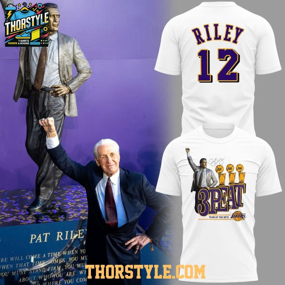 Los Angeles Lakers Pat Riley 2026 3Peat Team Of 80S Coach Hoodie T-Shirt